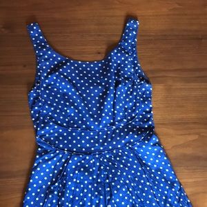 Emily And Fin Polka Dot Midi Dress